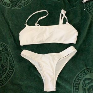 White bikini in size small